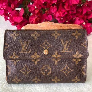 Louis Vuitton Wallet Monogram Porte Tresor Etui Papiers Trifold  SP0030 FRANCE